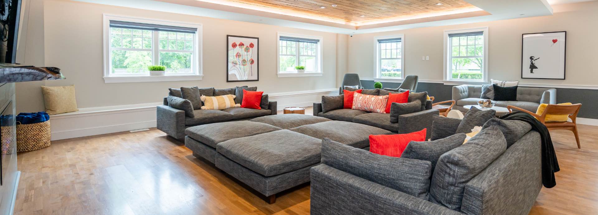 Living room at Sunrise Detox Long Island
