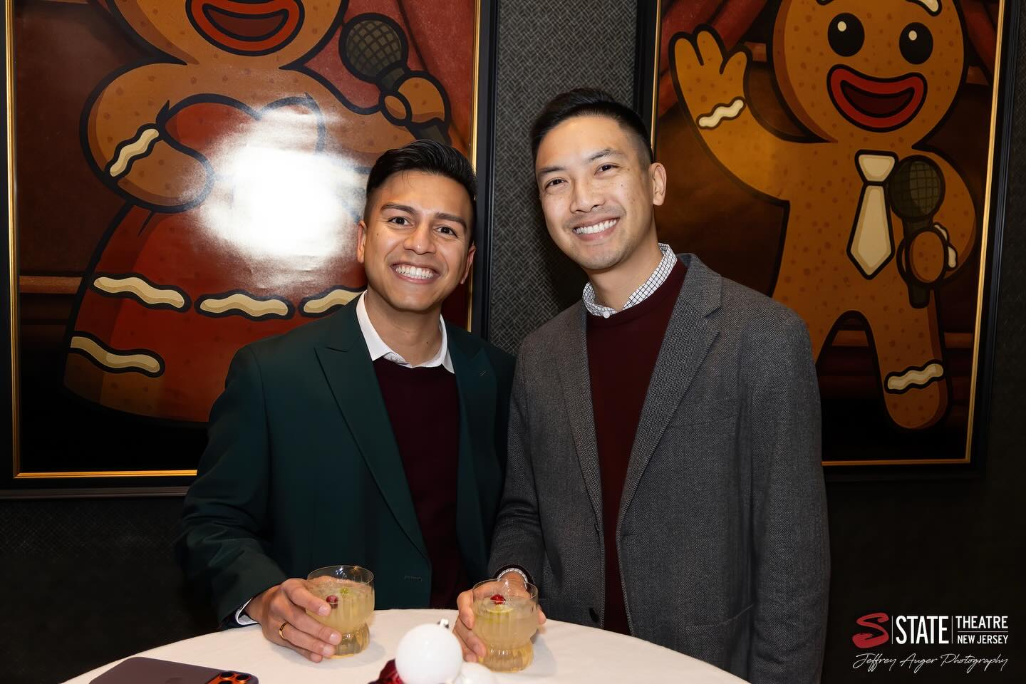 May be an image of suit, gingerbread cookie, turtleneck and text