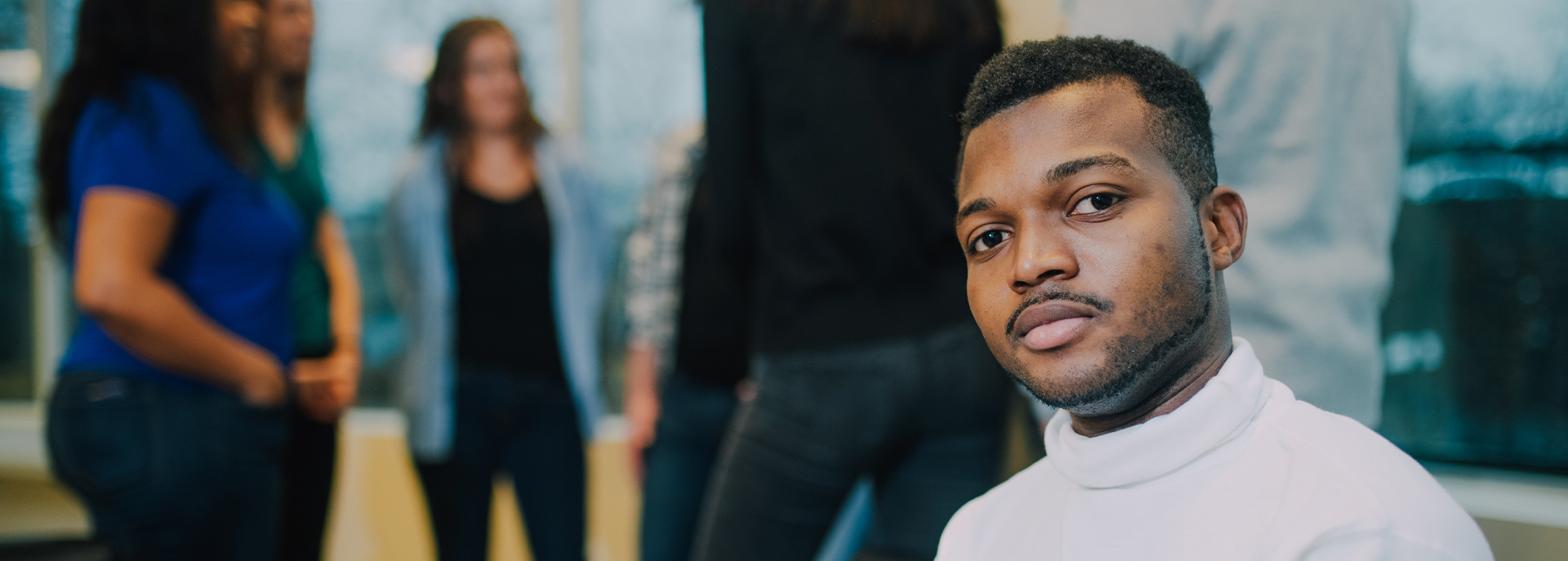 A man post fighting against depression