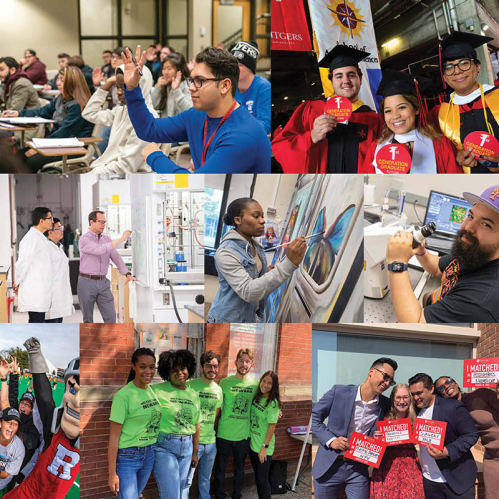 great things at rutgers photo collage