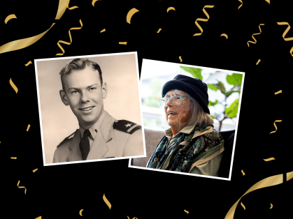 Elizabeth (Betty) Barrett turned 105 and Bob Archiblad is celebrating his 102nd birthday.