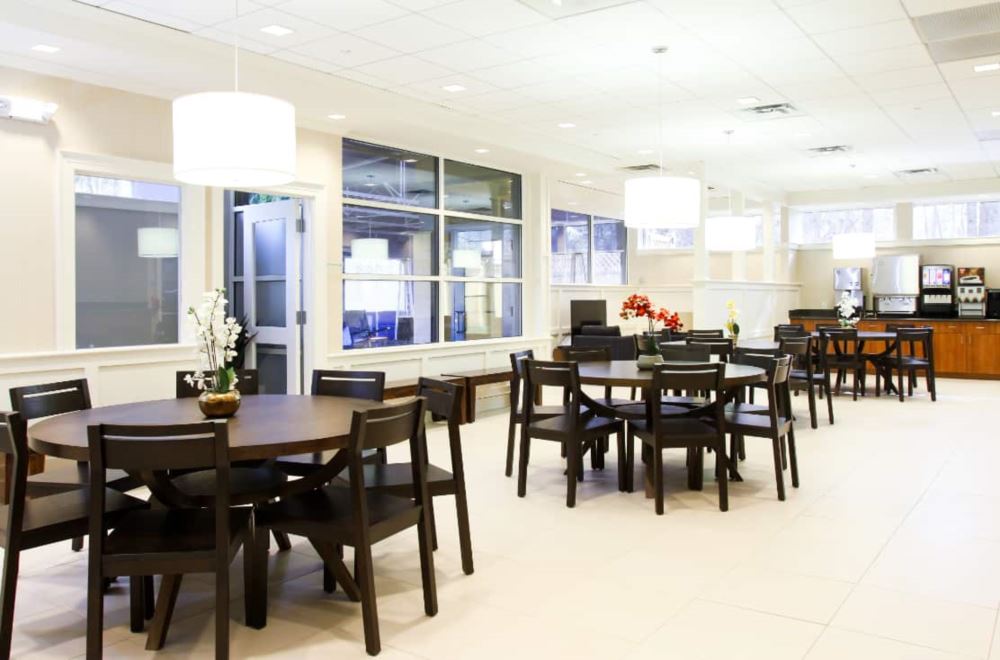 SDC inpatient rehab dining room