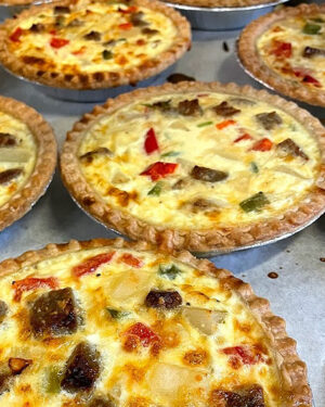 Large Homemade Quiche