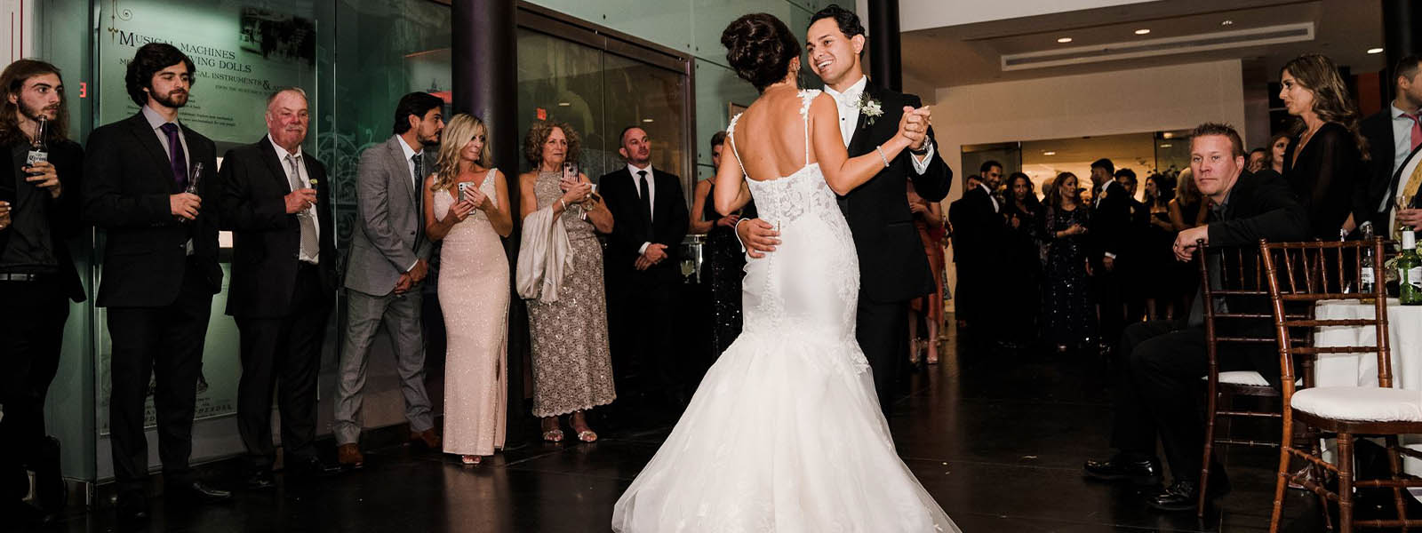 Museum Court Capacity: 100 reception / 85 seated