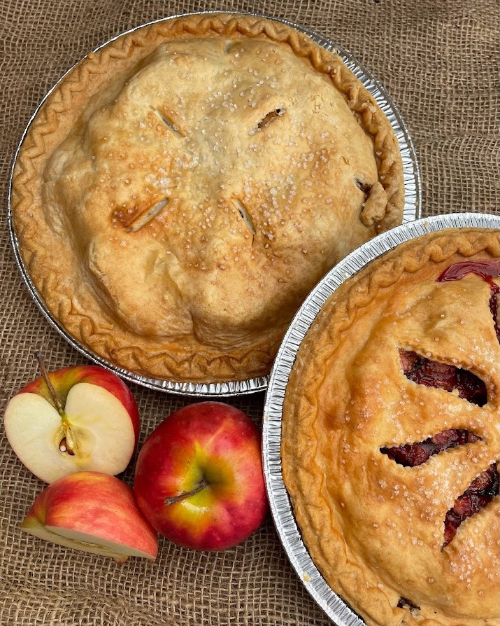 Photo by Alstede Farms on December 23, 2025. May be an image of apple, pie and text.