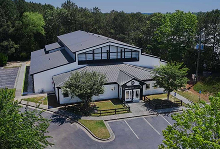 Exterior of building at Duluth GA 