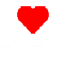 Heart over a hand icon