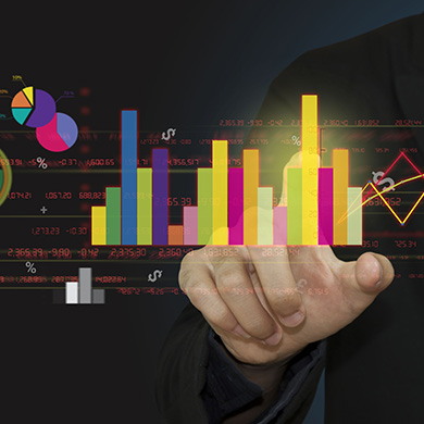 Graphic image of bar charts