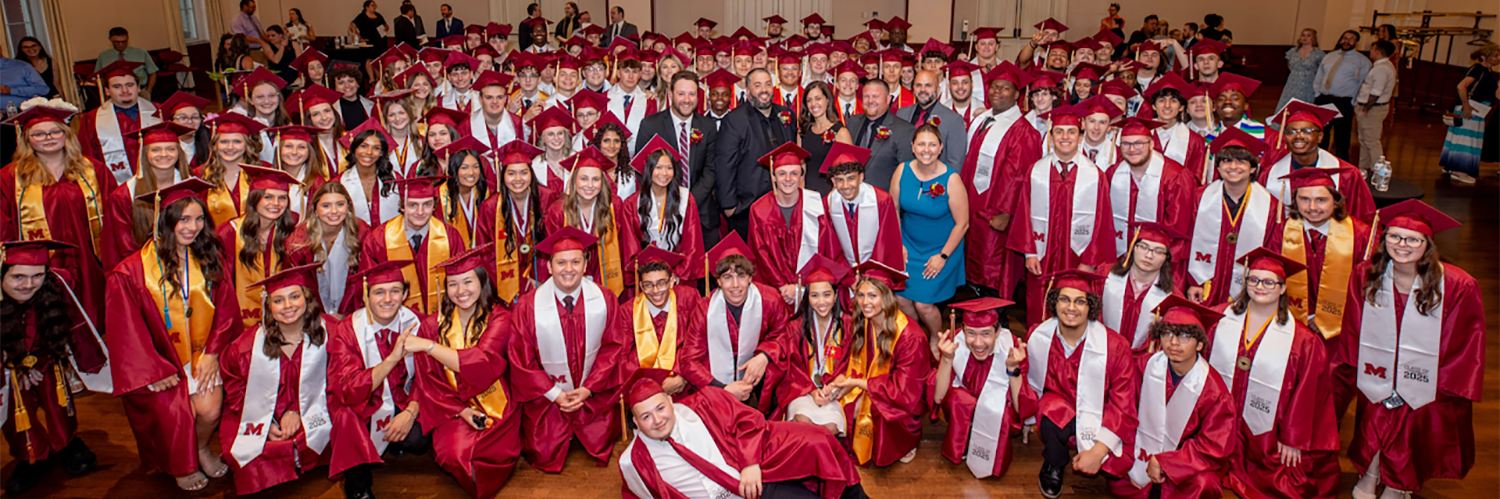 A large group of people are gathered together.